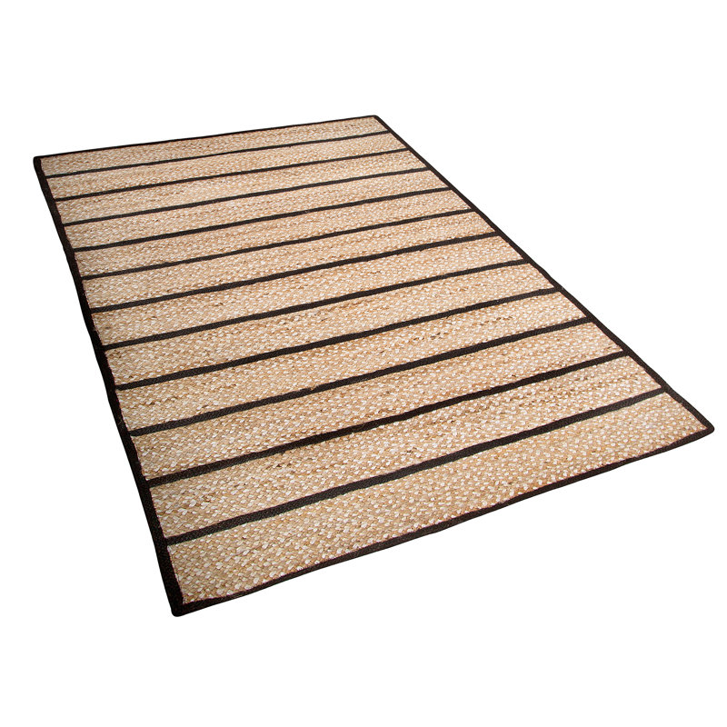Appalachia Striped Jute / Sisal Area Rug, Rectangle 140 x 200cm