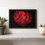 Blooming Red Dahlia Canvas Print-1855557703