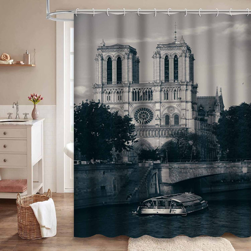 Rideau de douche Paris River, L 72 po x l 72 po