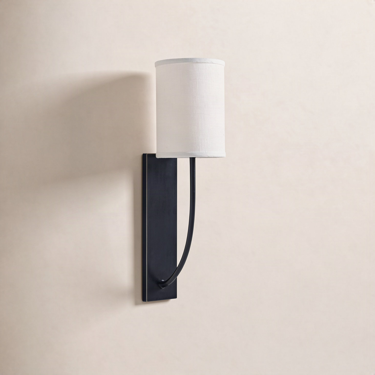 Ansted Single Light Armed Sconce, Old Bronze
