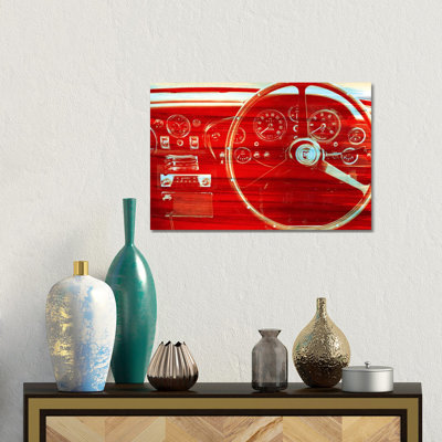 Burning Wood Old English by 5by5collective - Gallery-Wrapped Canvas Giclée on Canvas