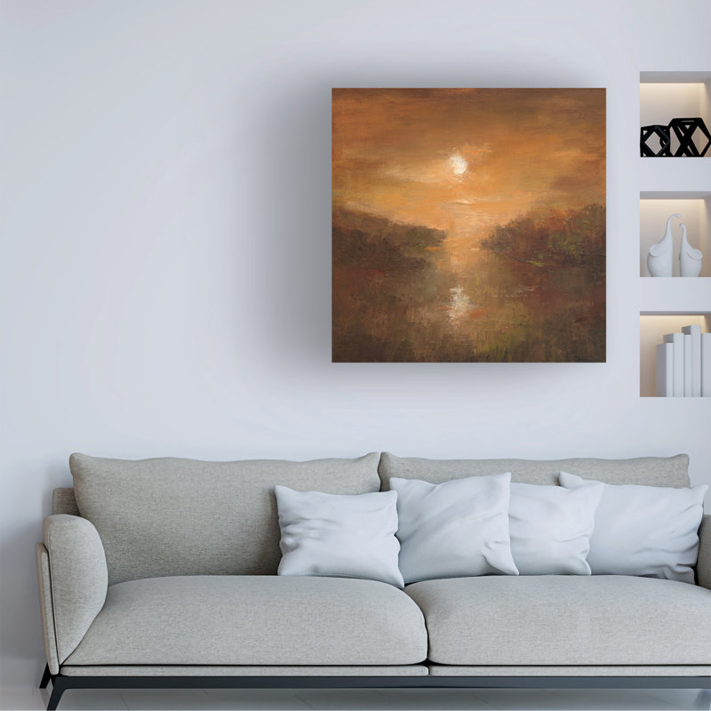 «Early Rising» sur toile, H 18 po x l 18 po x P 2 po