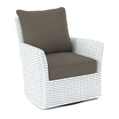 Lanai Upholstered Swivel Armchair