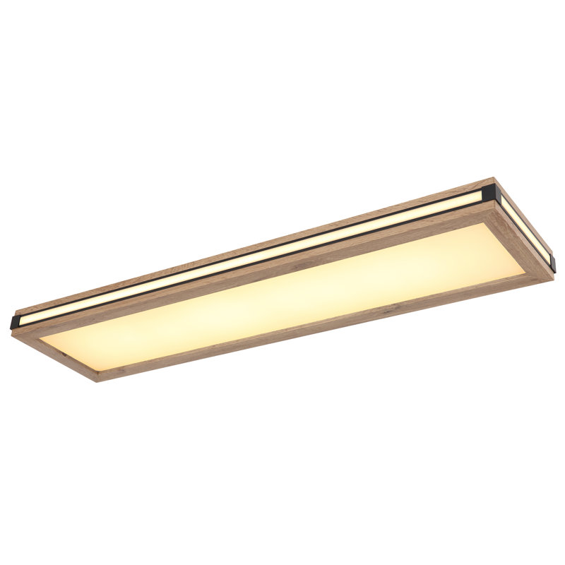 Lido Manufactured Wood LED Flush Mount