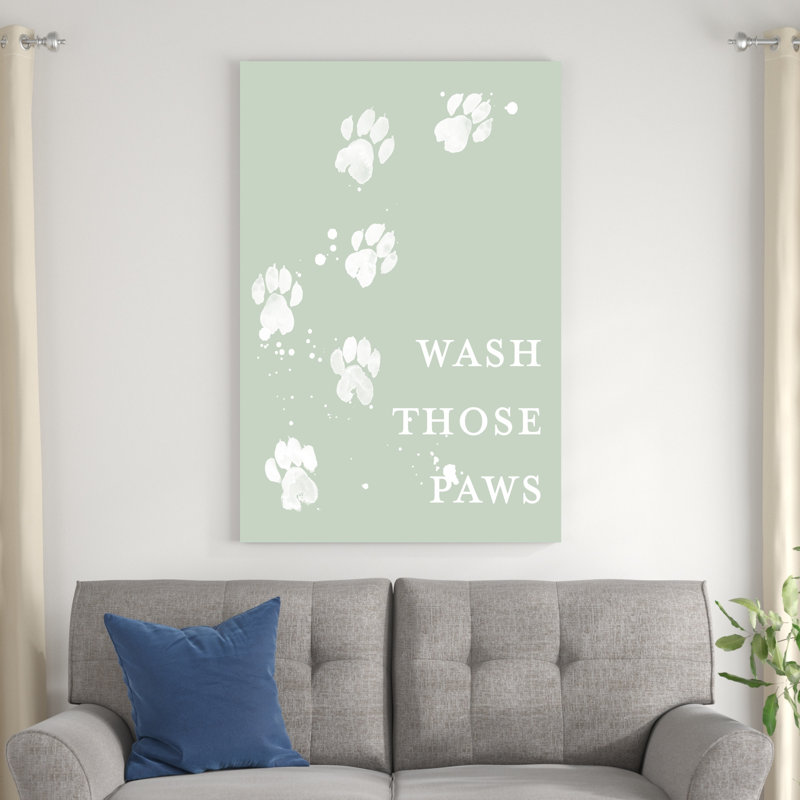 «Wash Your Paws III», H 48 po x l 32 po