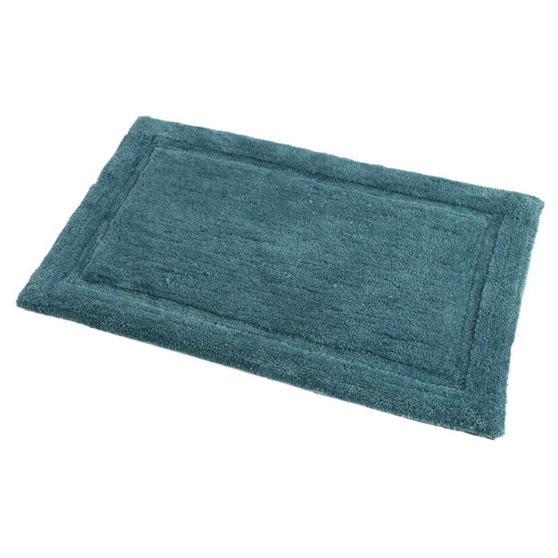 Tapis pour salle de bain Arsenij, Bleu Aqua