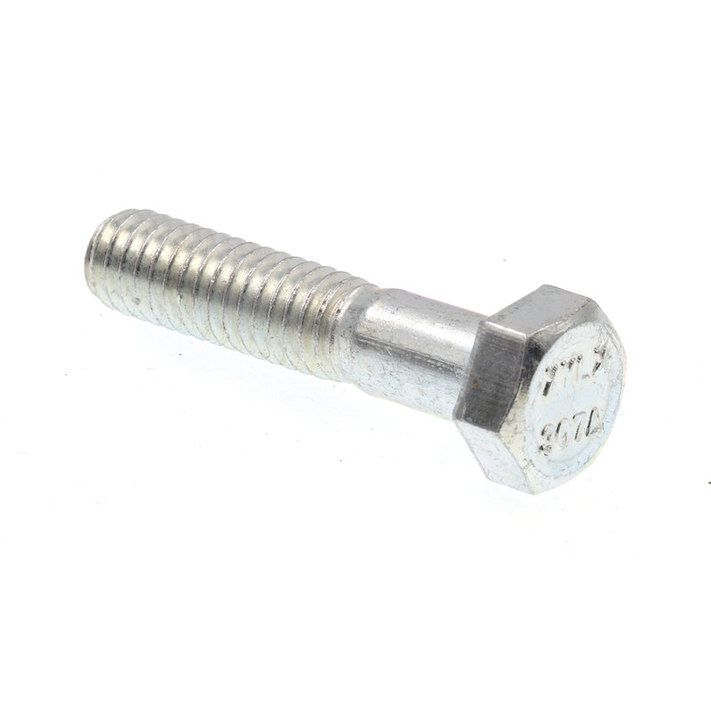 Boulons hexagonaux, 5/16 po - 18 X 1-1 / 2 po, acier galvanisé A307 de classe A (paquet de 50), Plaqué zinc