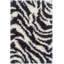 Tapis à motif imprimé animal noir Dondre-57430700