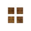Chunk Wall Tiles, Set of 4, Natural
