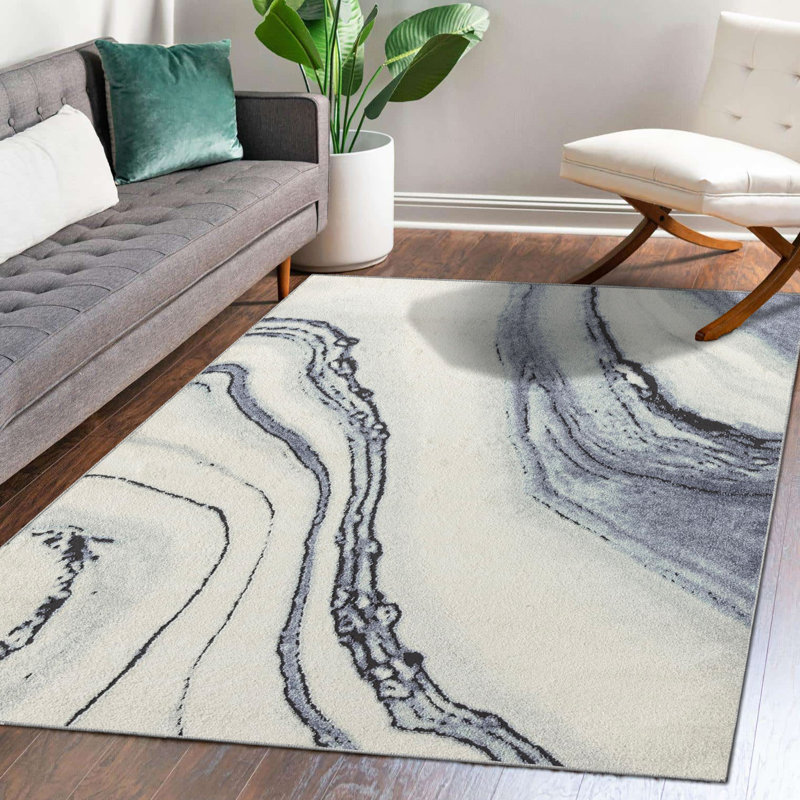 Abstract Indoor Rug, Rectangle 8'10" x 12'5"