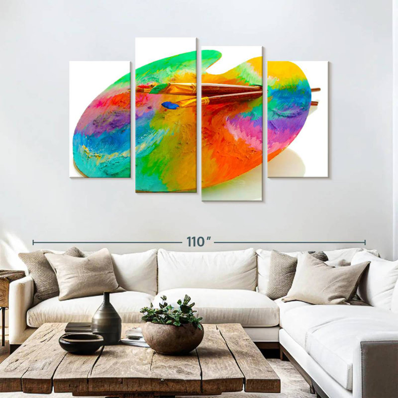 Senne Paint Palette, 54" H x 84" W