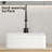 15 Inch Rectangular Vessel Sink Of Porcelain Ceramic, Striped Design, Bold Statement In Bathroom, High - Temperature Fired Sink, 15" X 15", White Quality And Easy To Install, Modern Bathroom Look