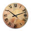 Golden Moon Dreams Retro Illustration I - Horloge murale moderne en bois surdimensionnée géométrique-1152652922
