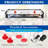 RayChee 40" Table Top Air Hockey Table with 2 Pushers and 2 Air Hockey Pucks