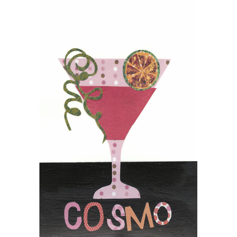 Mix Me A Drink III by Regina Moore - No Frame Painting on Canvas, 122cm H x 81cm W