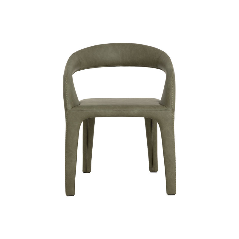 Atika Upholstered Arm Chair, Ivanhoe Pine