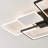 Modern Rectangular Elegant Dimmable Led Ceiling Light With Remote Control-904311671-899091650
