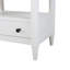 Table de chevet ouverte avec 2 tiroirs-489933995