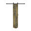 Porte à deux branches en bois massif en forme de S avec rail de quincaillerie - Assemblage requis-109425769-109425777