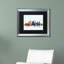 « atlanta georgia horizon blue », impression encadrée sur toile-40142885-17765827