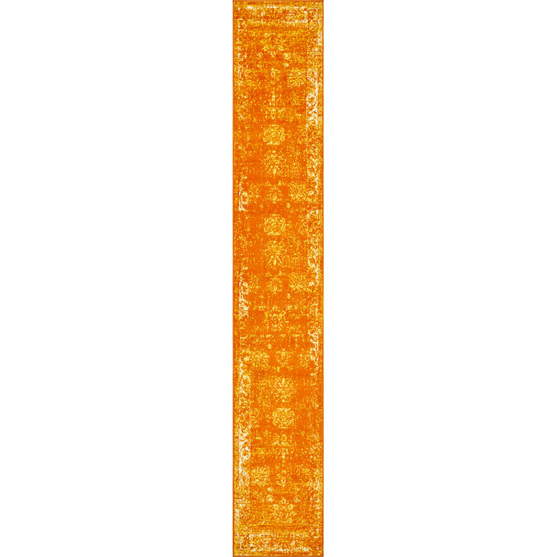 Floral Area Rug, Runner 61 x 396cm