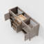 Meuble-lavabo double l 72 po x P 22 po Laurel-104788341