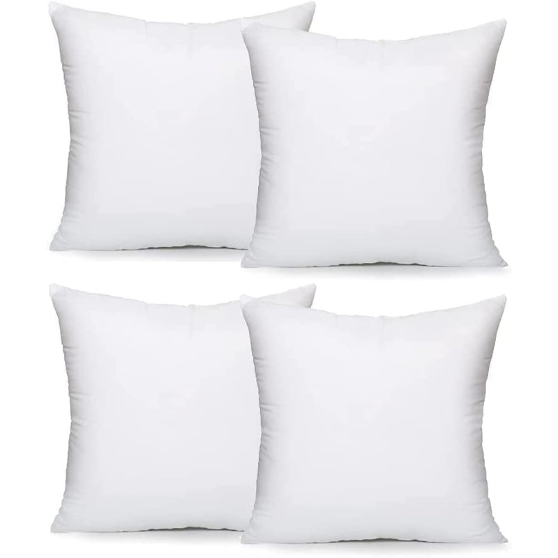 White Square Euro Cushion