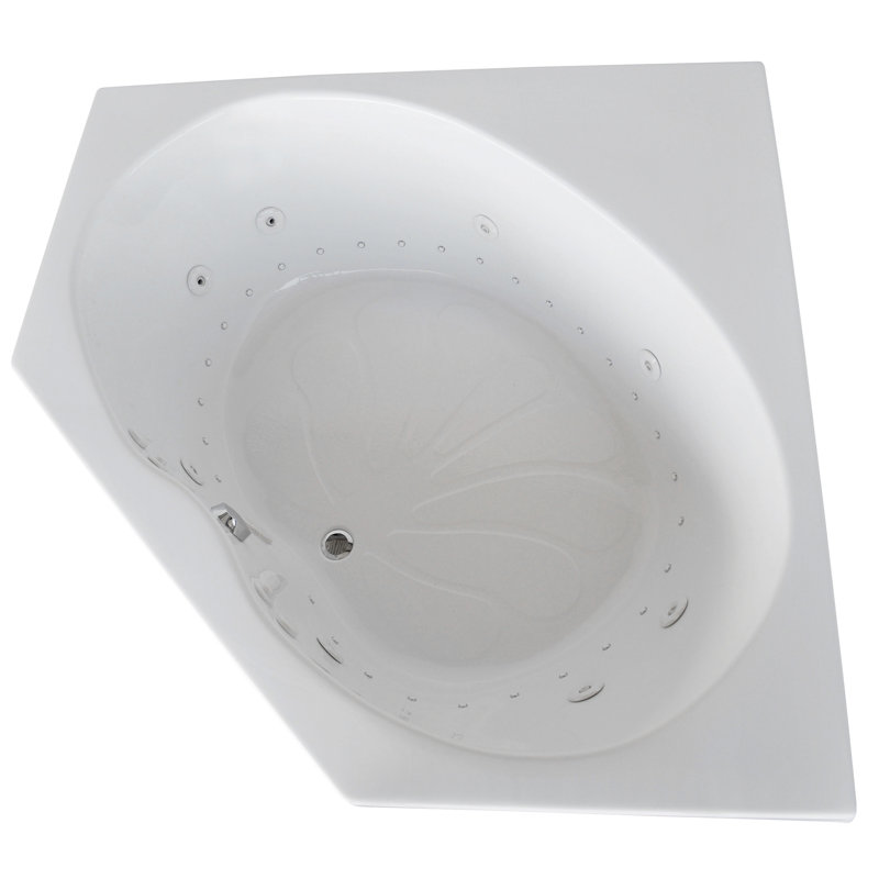 St. Barts 85.25'' x 63.25'' Acrylic Bathtub