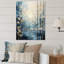 Birch Woods Winter Moonrise IV - Décoration murale florale en métal-353585147