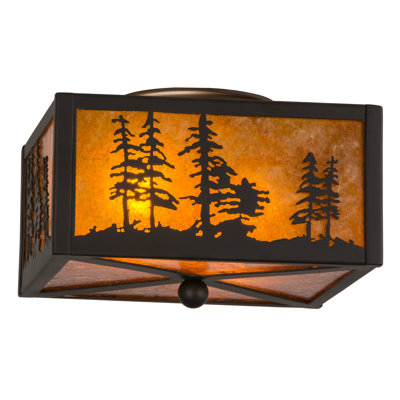 Rustic Lodge 2 - Light Flush Mount