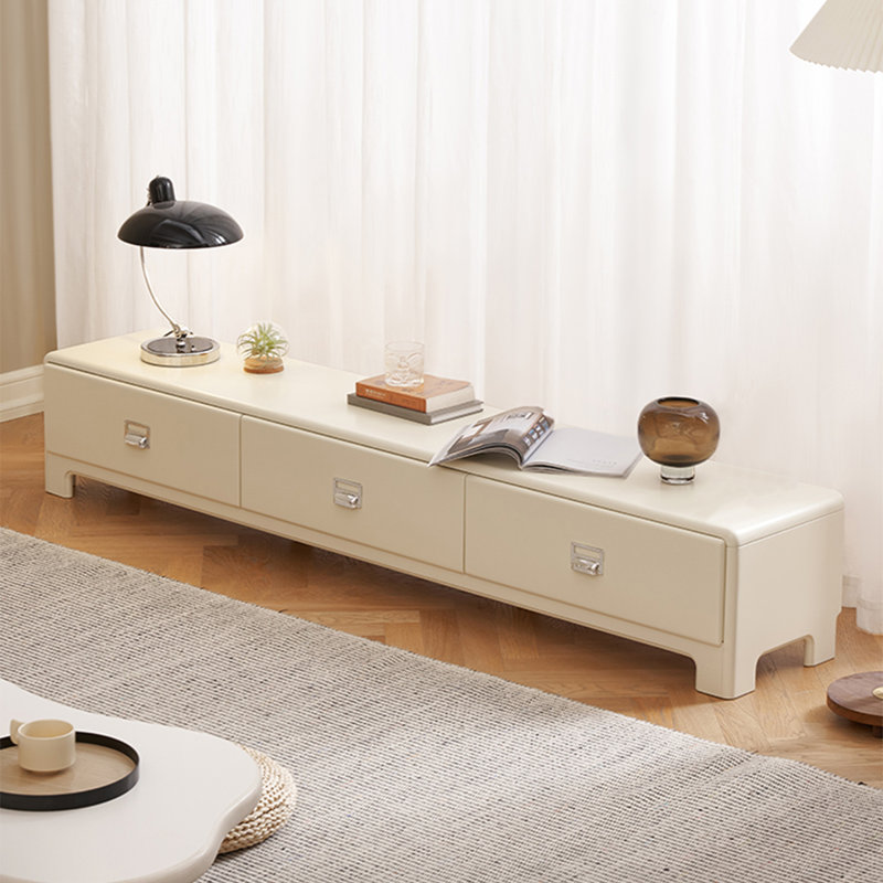 Meuble télé avec rangement 3 tiroirs Contemporary, H 13,22 po x L 86,6 po x l 14,16 po