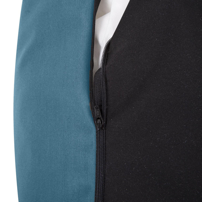 Pouf d'extérieur Kertis, mousse paysage marin, Blue