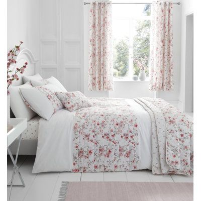 Jasmine Floral Duvet Cover Set