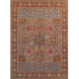 Transitional One-of-a-Kind Rectangle 9'3" X 12'3" Hand Knotted Area Rug