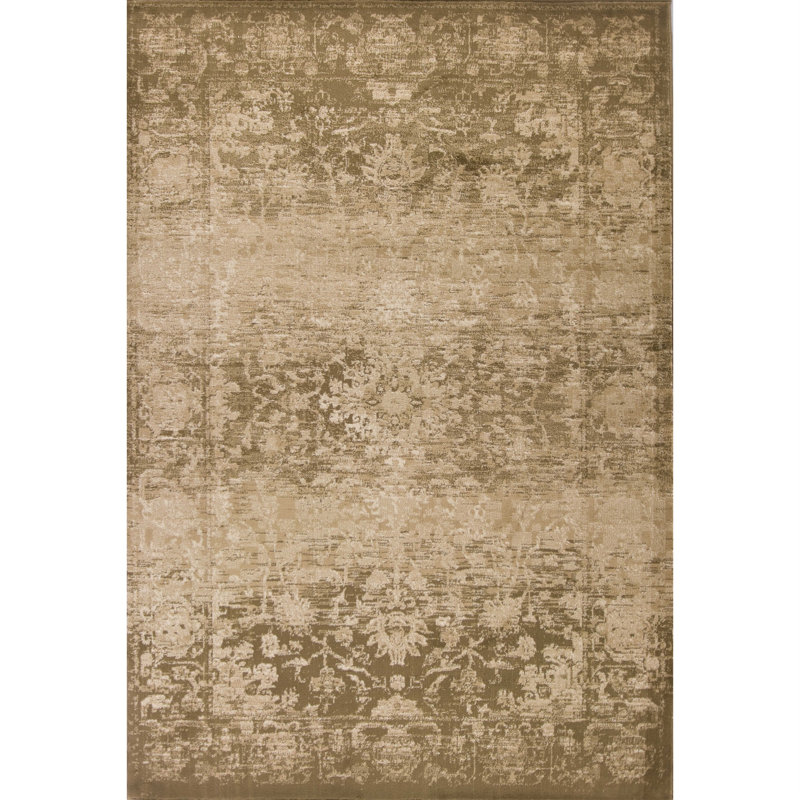 Mcnemar Beige Area Rug, Rectangle 5'3" x 7'8"