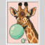 Art mural encadré Pop Art girafe-119347009-119347013