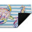Tapis de porte d'extérieur à rayures brossées Sea Life, par Paul Brent, 18 po x 30 po
