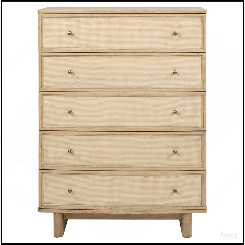 Commode de chambre à 5 tiroirs Kimpton