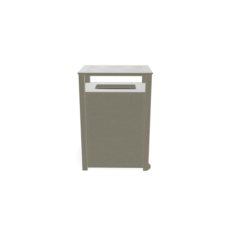 Poubelle en aluminium / polymère 30 gallons, Tempête