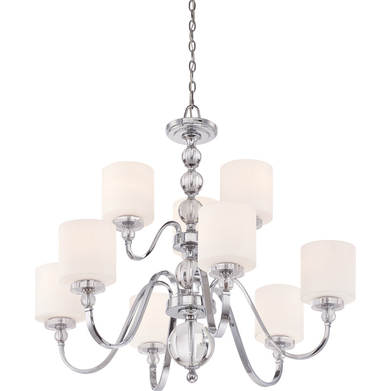 Lustre étagé à 9 lumières Christena