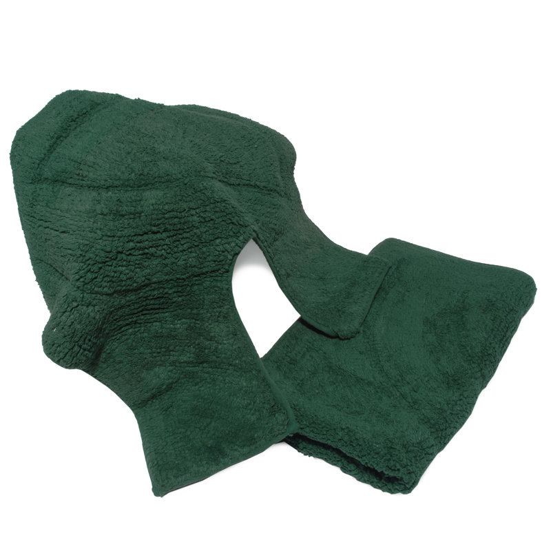 Cotton Non-Slip Bath Rug Set, Bottle