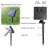 Solar Powered 200 LED String Light Christmas Decorations Lamp