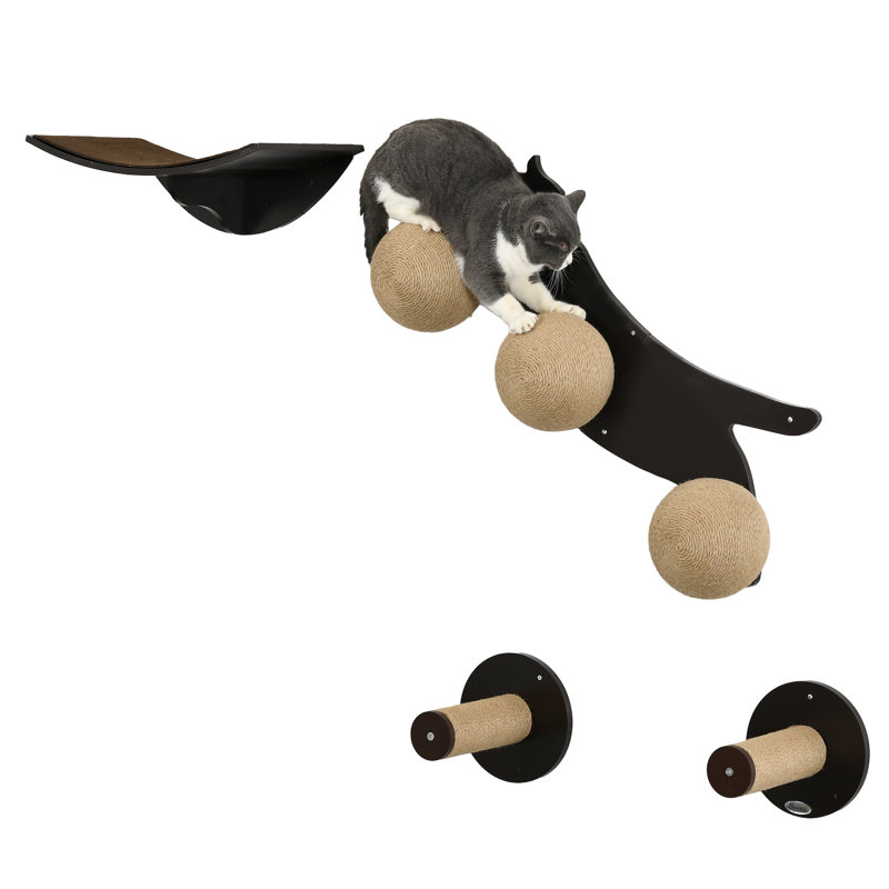 16cm H Cat Tree, Brown