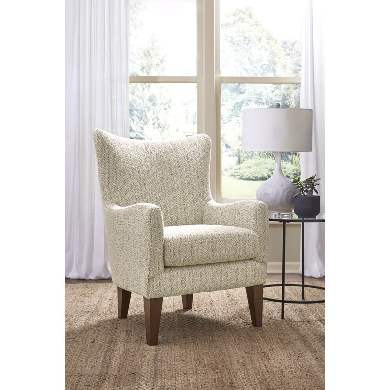 Estado Upholstered Armchair, Espresso, Mocha Performance