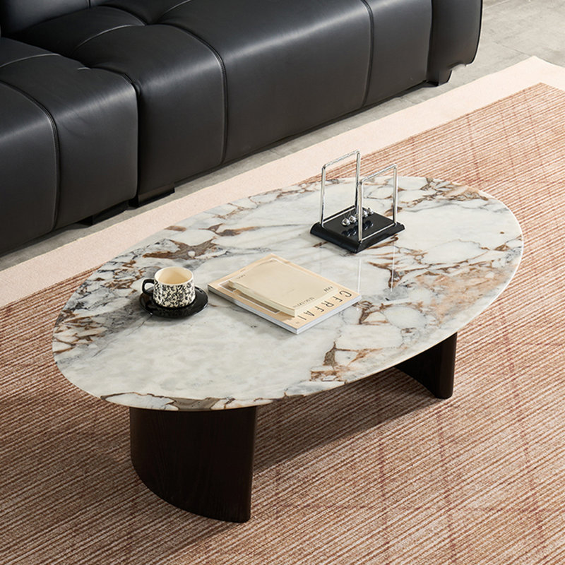 Oval Marble Coffee Table