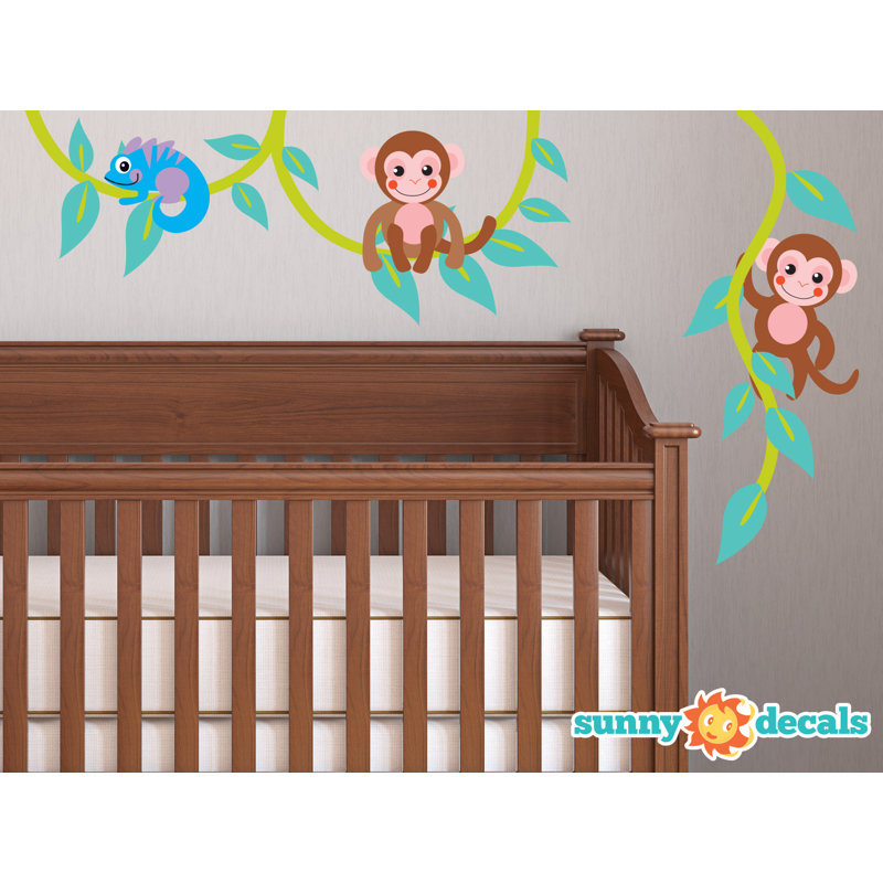 Adhésif décoratif Monkeys on Vine