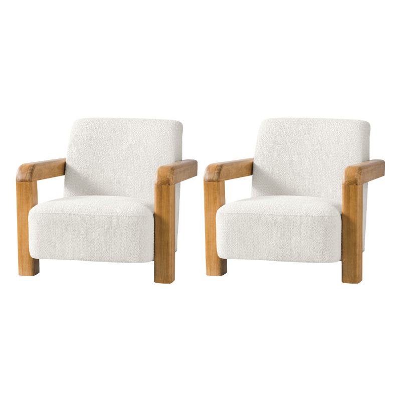 Jakira Upholstered Accent Chair, Ivory