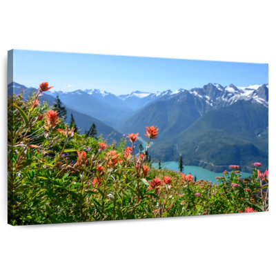 Hannes Diablo, fleurs sauvages au bord du lac