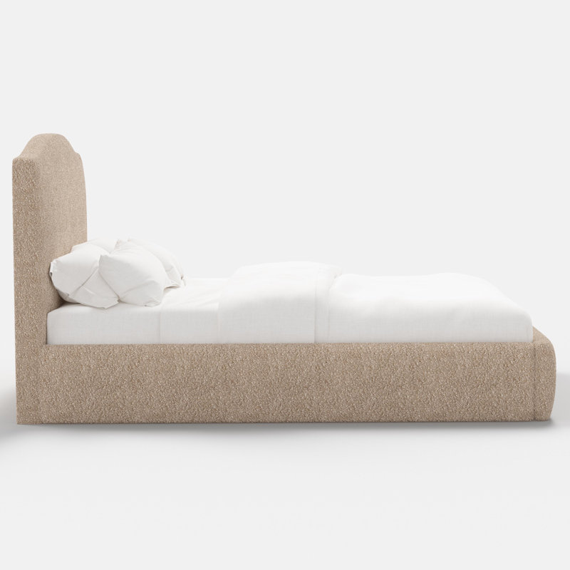 Perigold Upholstered Bed, Queen, Light Brown