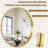 Wall Mirror Deep Framed Bathroom Mirror Wall Mounted Round Mirror,-565746362-565746361